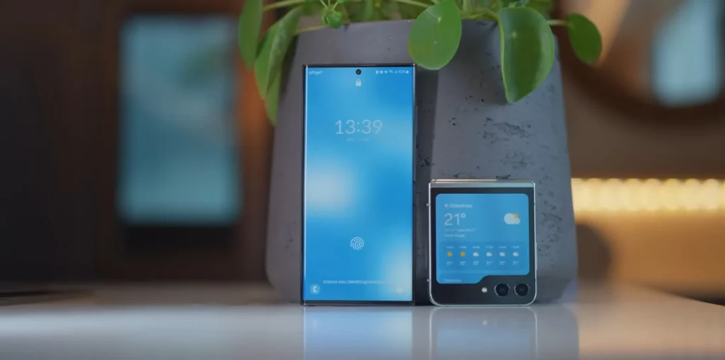 Samsung Galaxy Z Flip 5 vs S23 Ultra Display